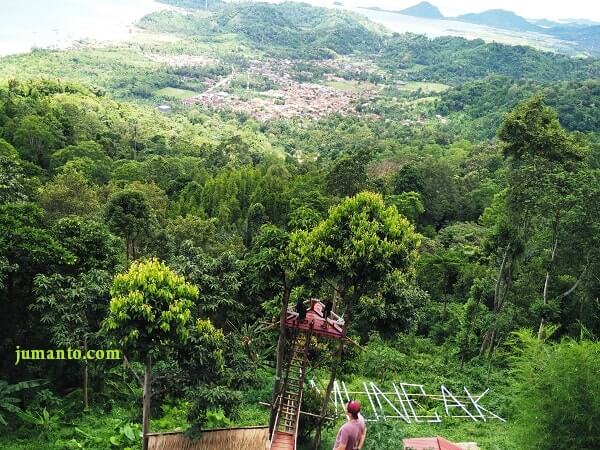 wisata muncak teropong laut pesawaran lampung