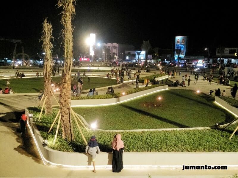 Taman Gajah, taman gratis di Bandar Lampung sebagai alun-alun kota