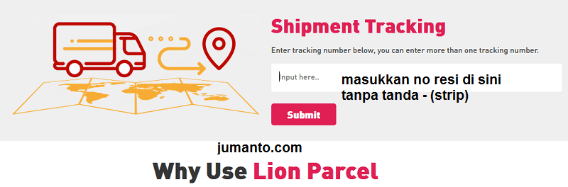 Lacak no resi lion parcel