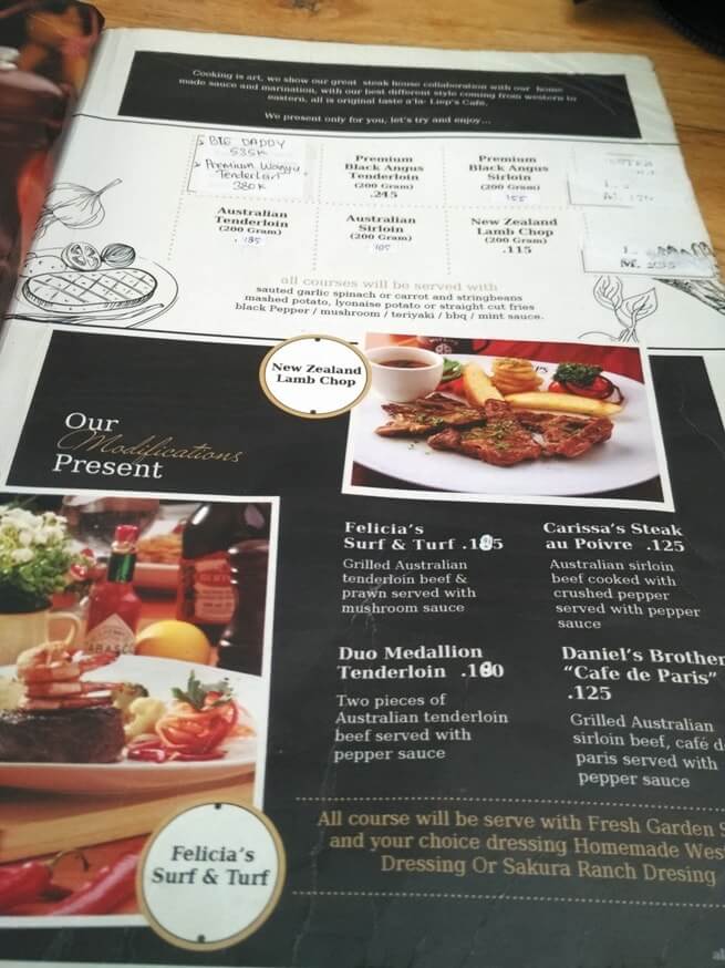 Harga dan Menu Lieps Cafe Bandar Lampung, Makan Enak di Malam Hari