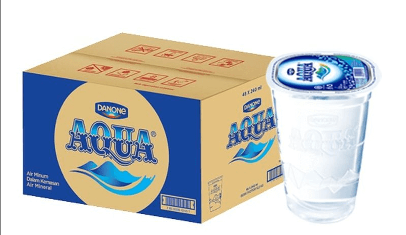 1 gelas aqua ukuran 240 ml