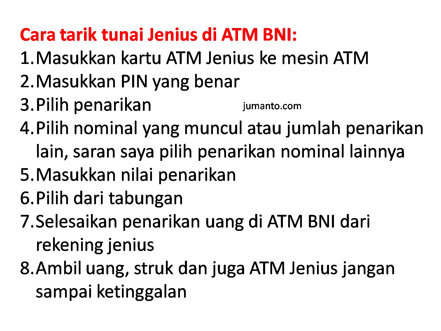 Cara Tarik Tunai Jenius di ATM Bank Apa Pun Bebas Biaya Penarikan