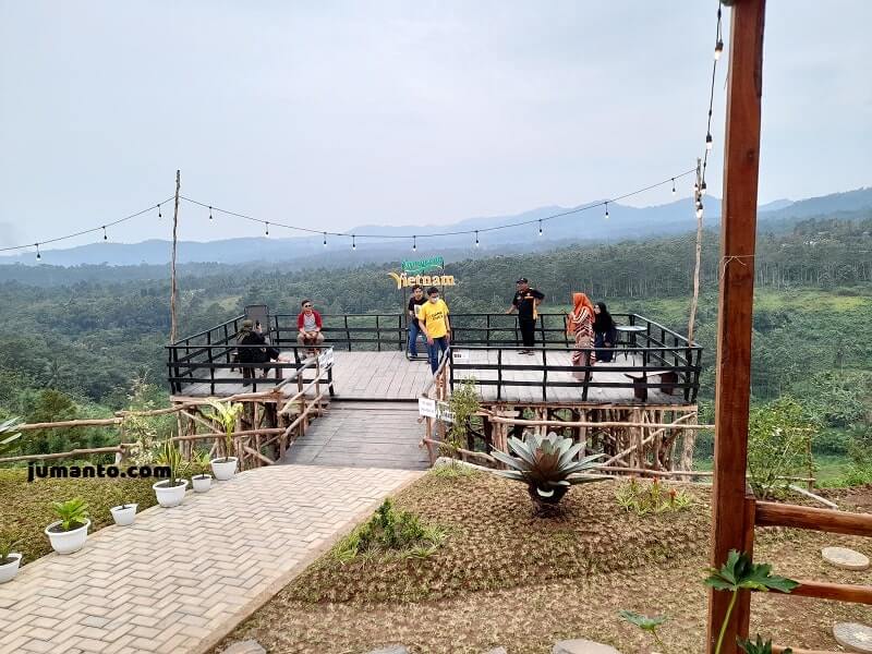 spot foto di kampung vietnam lampung