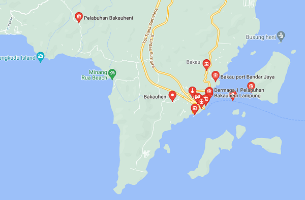 lokasi pelabuhan bakauheni lampung terletak dimana